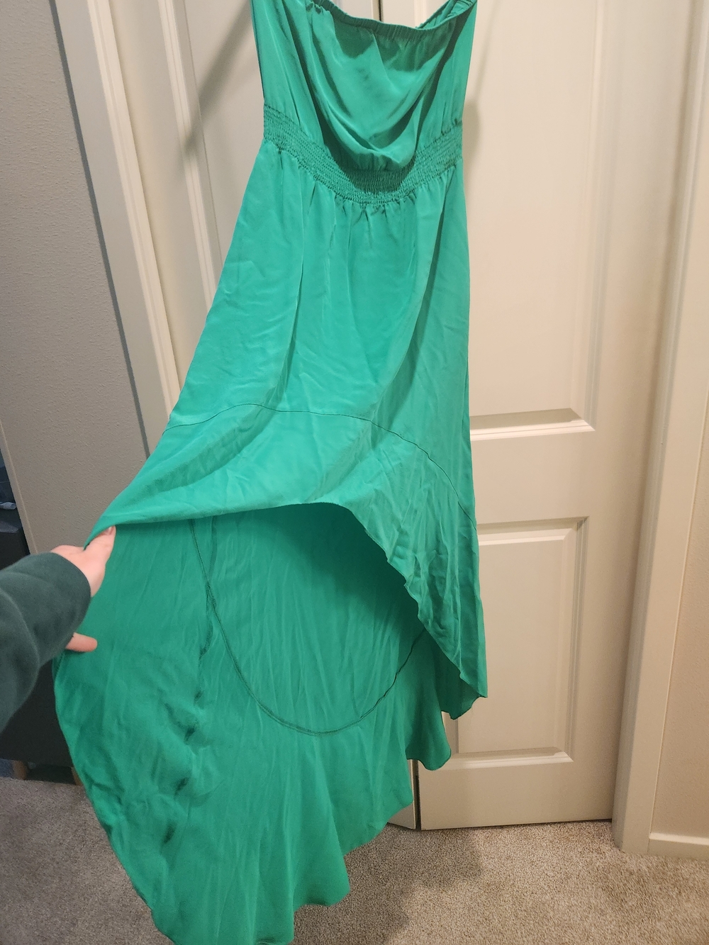 JAYGODFREY Emerald Green HiLow Dress - Picture 5 of 5